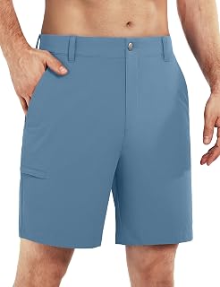 Men's Golf Shorts 7"/ 10" Stretch Quick Dry Water Resistant Dress Casual Shorts with 6 Pockets Work Hiking Shorts