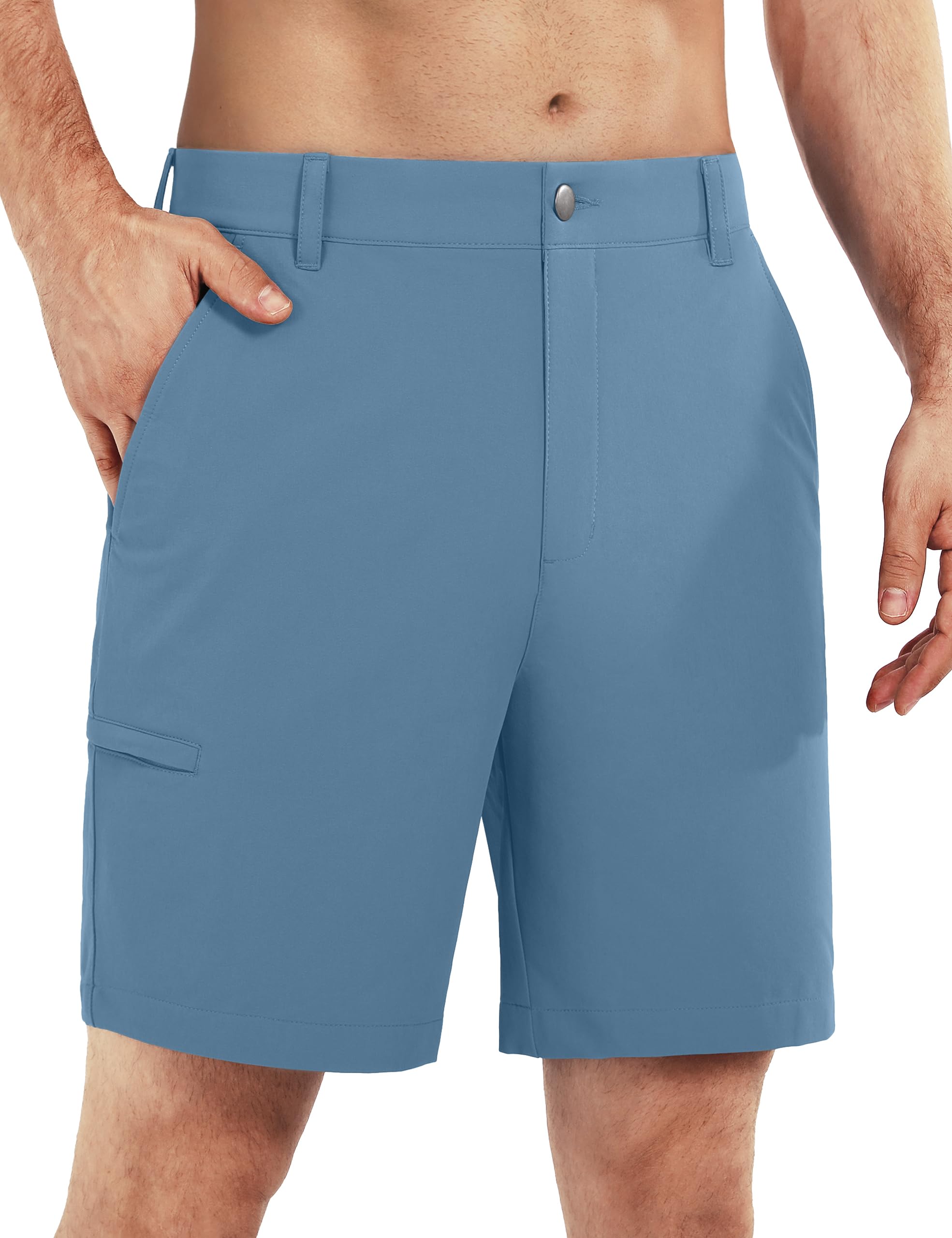 Men's Golf Shorts 7"/ 10" Stretch Quick Dry Water Resistant Dress Casual Shorts 