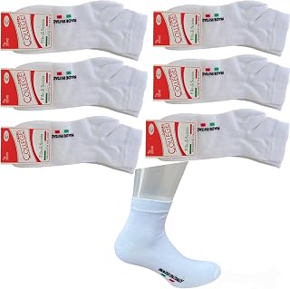 6 pairs of socks ghosts man woman made of pure cotton Scotland thread 100% elastic Made in Italy