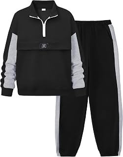 GEMLON ボーイズ 服 ハーフジップ トップス カラーブロック 2ピース ボーイズ 衣装 サイズ 6-14