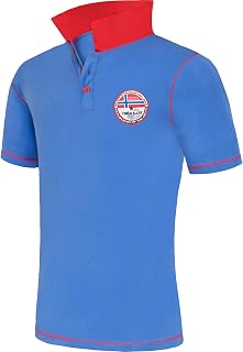 Nebulus Entertain Men's Polo Shirt with Embroidery for Men, Shirt Short Sleeve Shirt Male