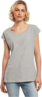 Build Your Brand Women's Bb013-ladies Wide Neck Tee T-Shirt