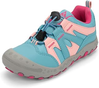 Mishansha Unisex Hiking Shoes Kids Zpatillas for Running Non-Slip Breathable Girls Sports Shoes, Sizes 24-38 EU