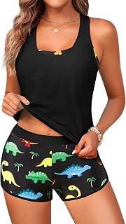 Yonique Women's Tankini Tankini Swimsuit