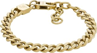Fossil Women's Ellis Pavé Glitz Gold-Tone Brass Tennis Chain Bracelet