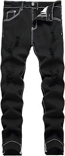 JUNBAOSS Jeans Elásticos Ajustados para Hombre Men's Golf Trousers