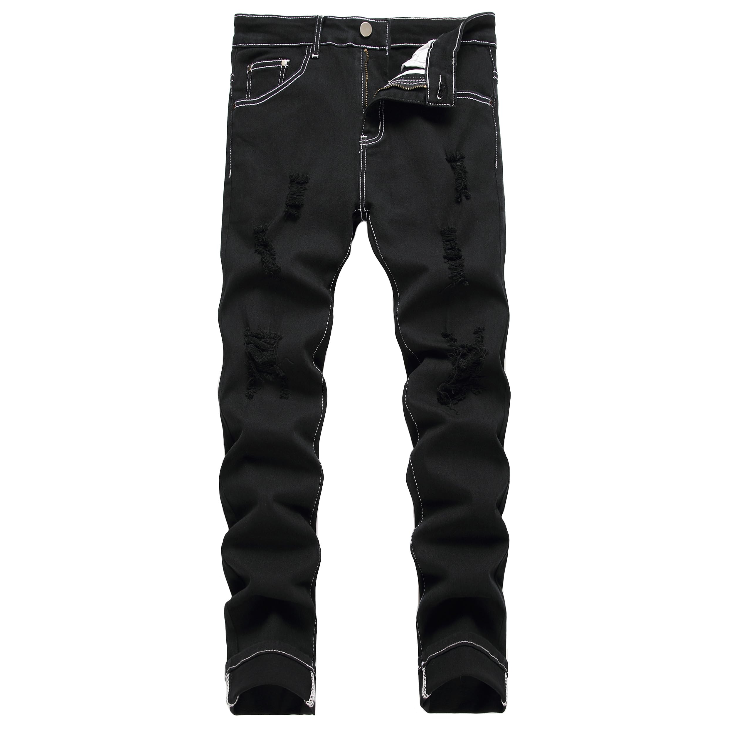 JUNBAOSS Jeans Elásticos Ajustados para Hombre Men's Golf Trousers