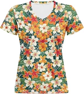 Women Summer T Shirt V Neck Casual Short Sleeve Blouses Tops Plus Size Athletic Tops Women Graphic XS-5XL