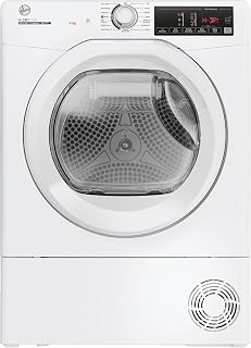 Hoover HREC9TE Freestanding Condenser Tumble Dryer, 9kg Load, White