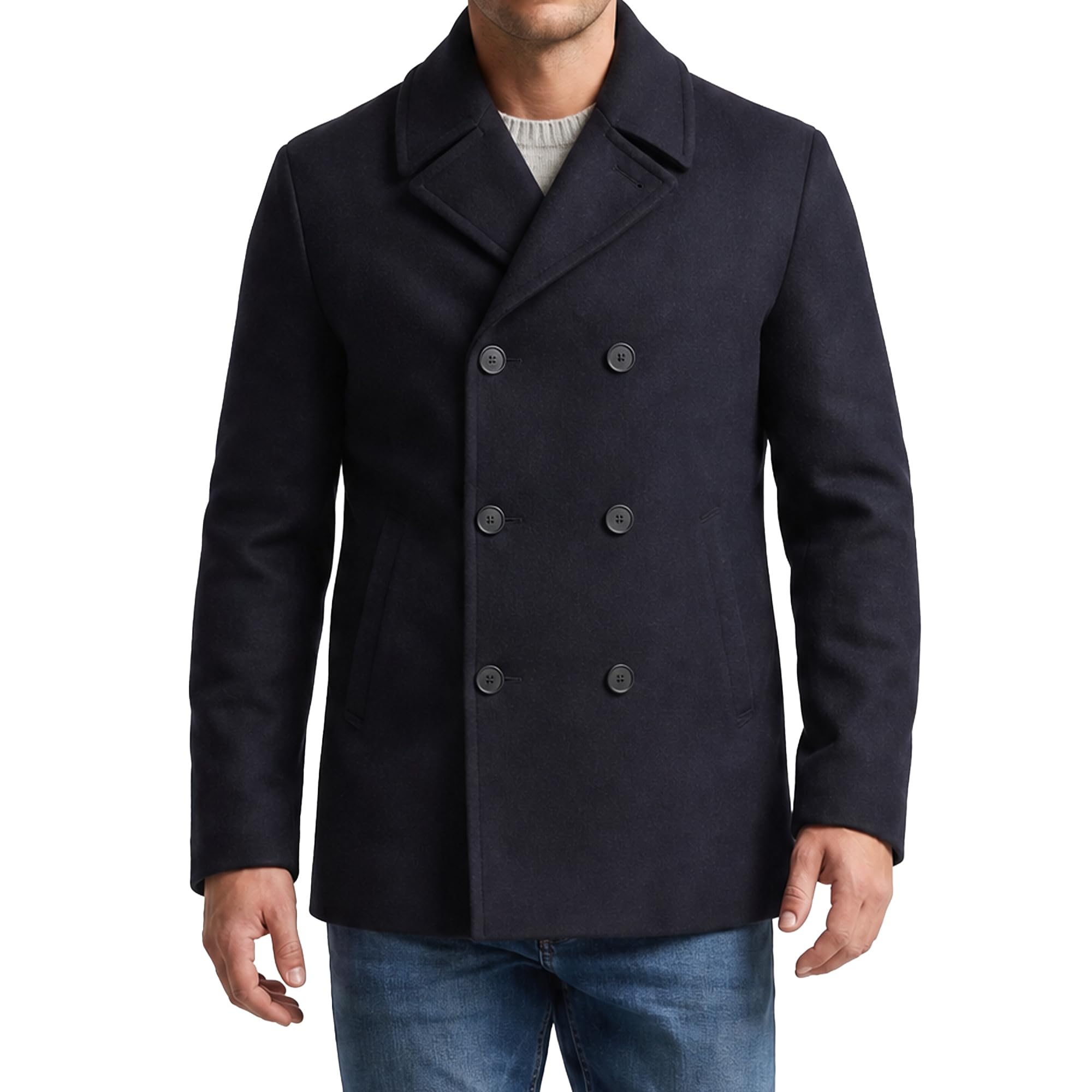Nautica Men's Wool Blend Peacoat