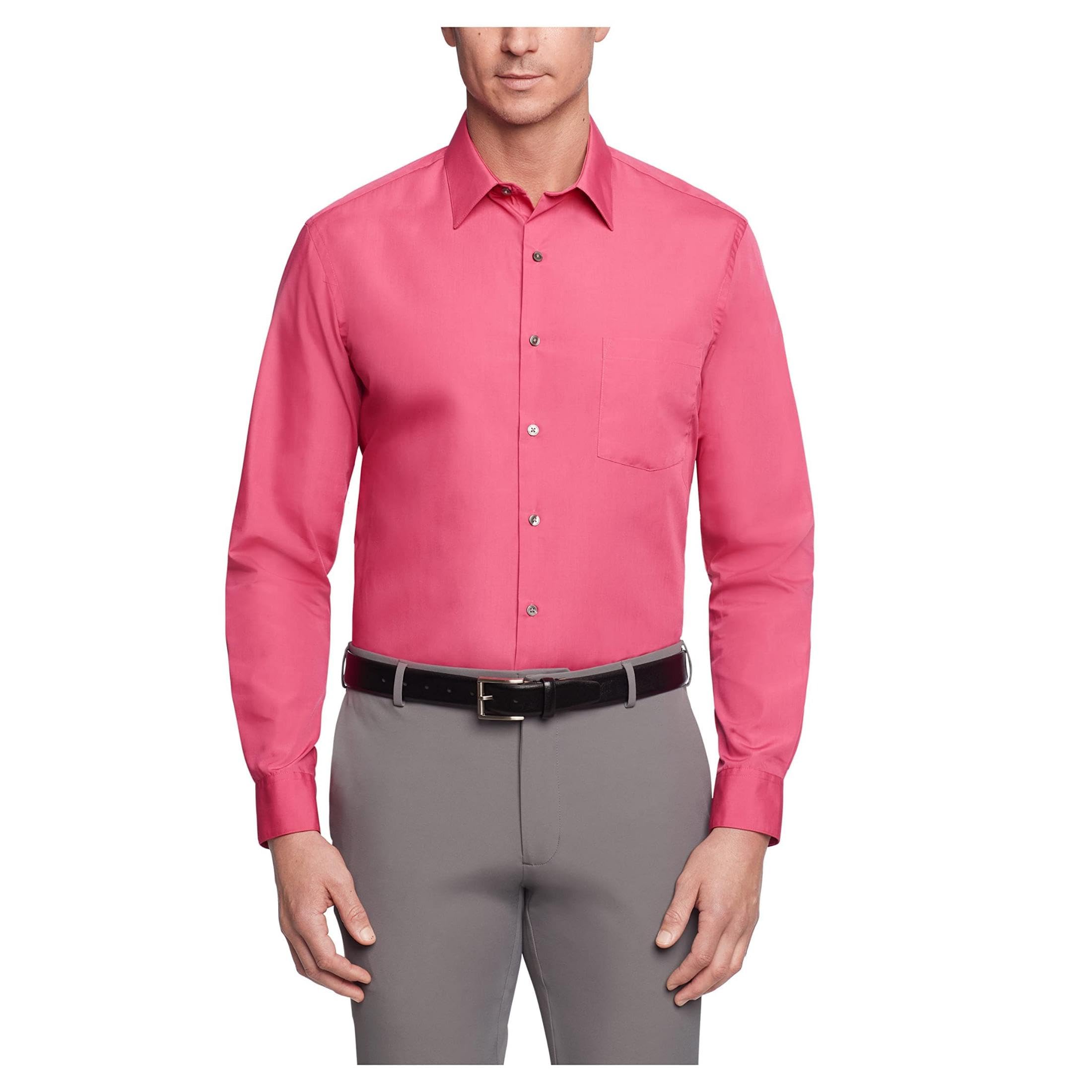 van heusen Dress Shirt Regular Fit Poplin Solid Men's Shirt (Pack of 1)