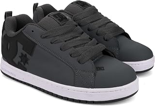 DC Shoes Court Graffik Mens Skate Trainers in Grey Black