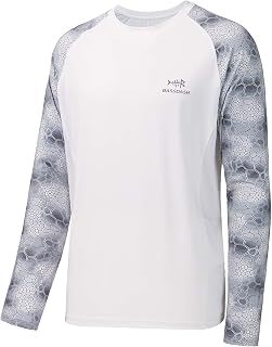 Bassdash Men's Long Sleeve Shirt Camouflage Performance Shirt with Sun Protection UPF 50 Quick Dry