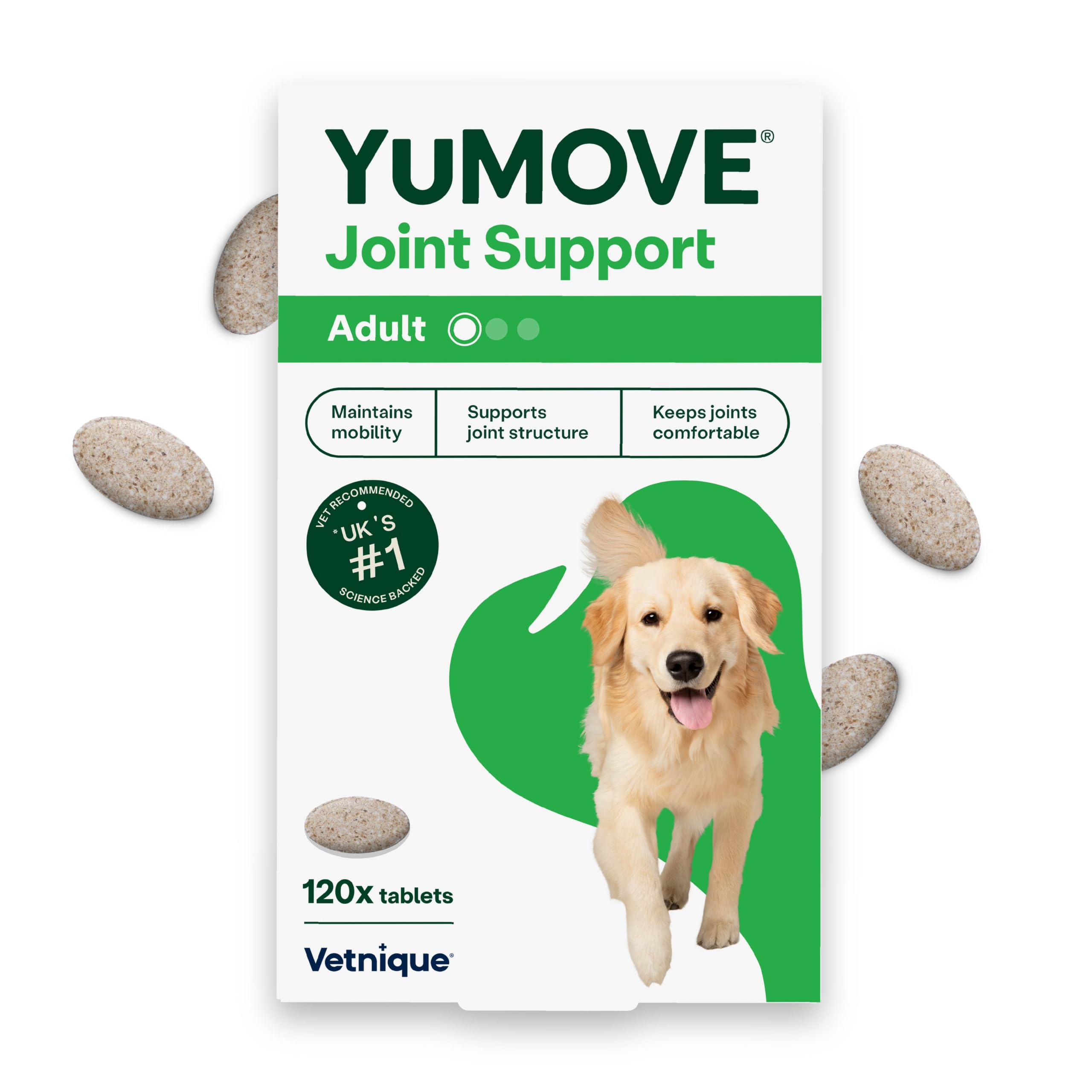 YuMOVE Joint Supplement for Dogs, Higher Strength for Joint Care, Essential Dog 