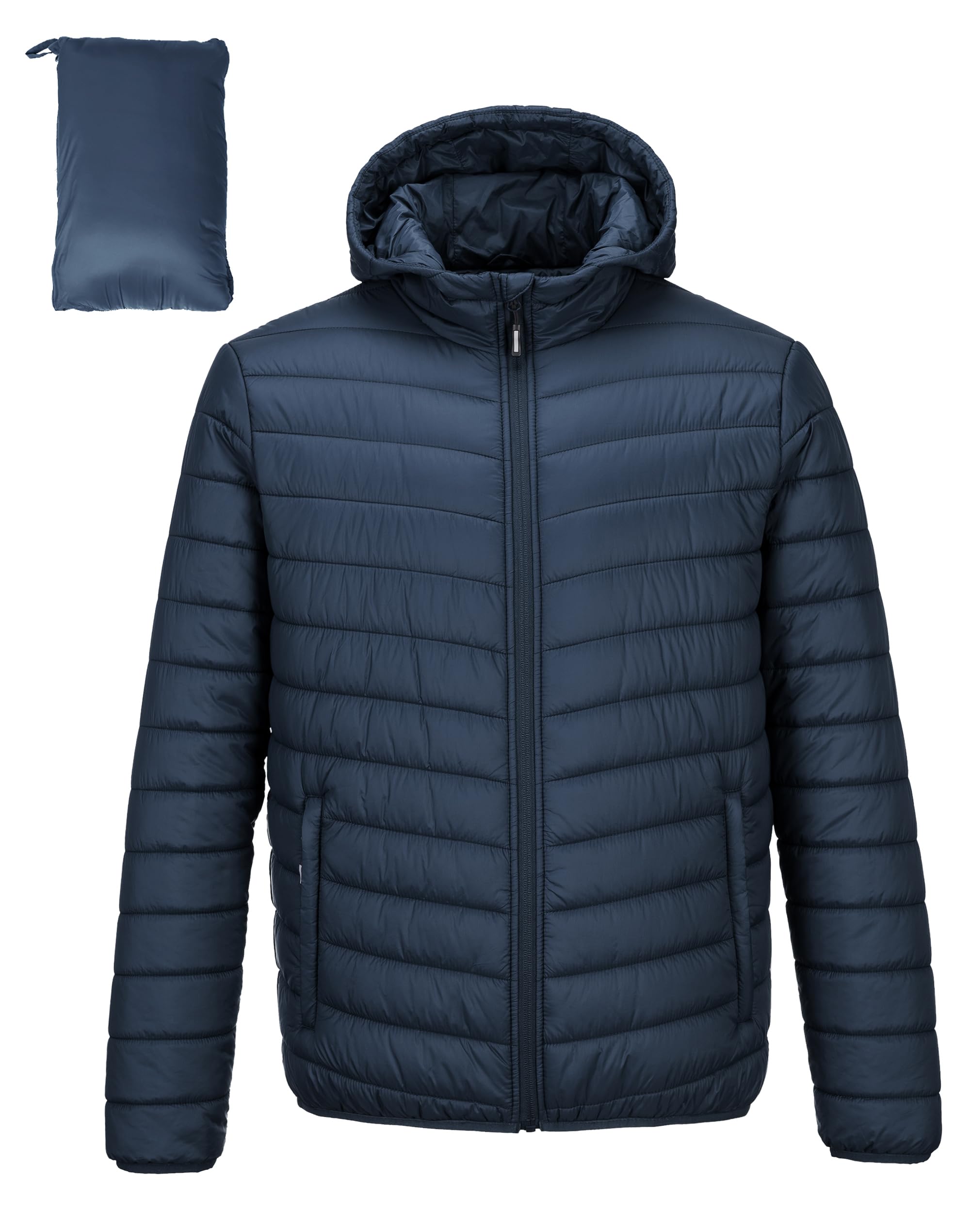 Outdoor Ventures Mens Quilted Jacket Waterproof Winter Jacket