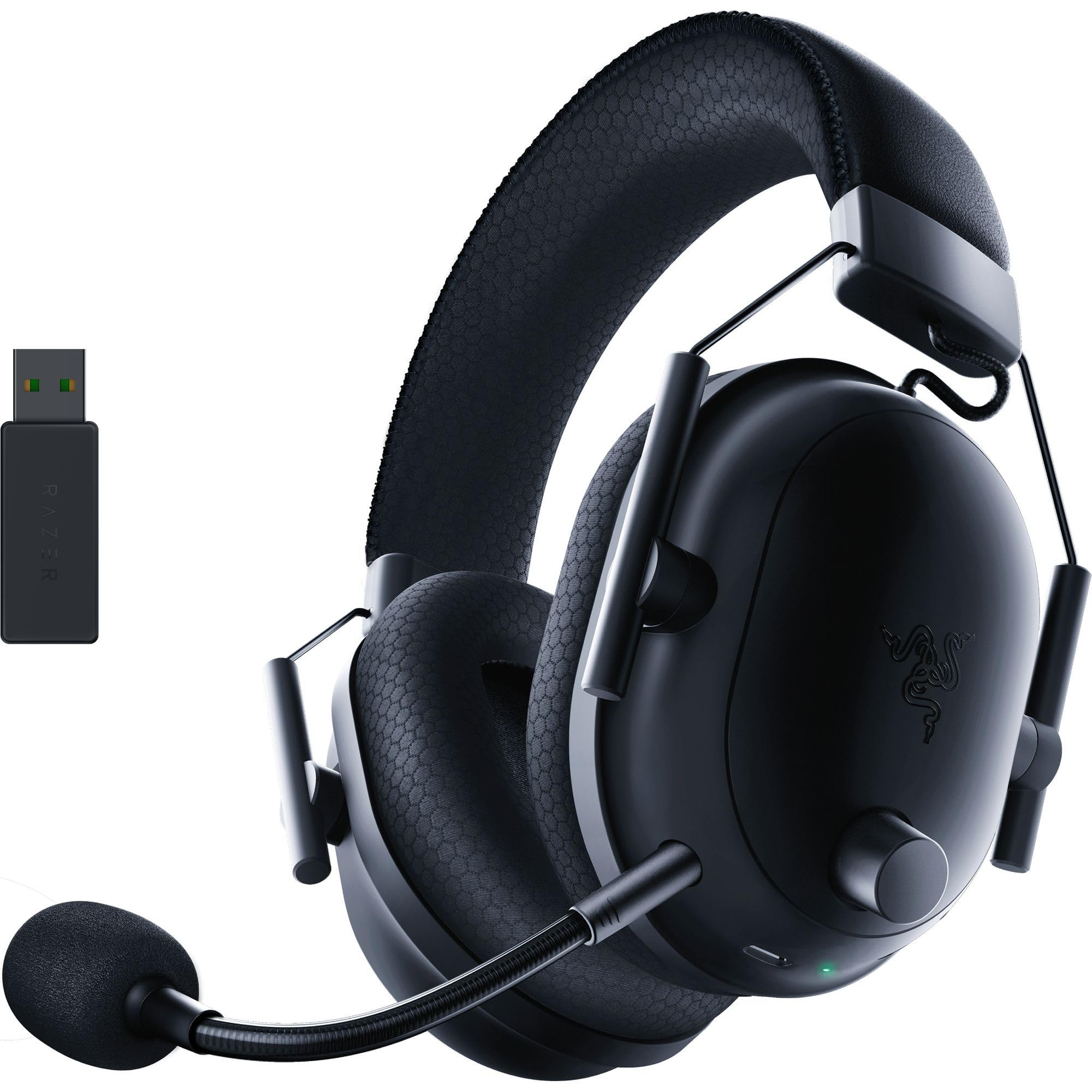Razer BlackShark V2 Pro Wireless Gaming Headset, 70 Hr Battery, Black | Detachab