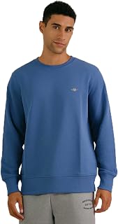 GANT Men's Sweatshirt with Regular Shield, Fresh Blue