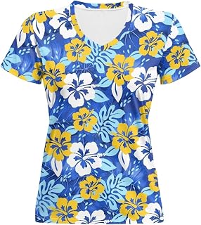 Women Summer T Shirt V Neck Casual Short Sleeve Blouses Tops Plus Size Athletic Tops Women Graphic XS-5XL