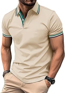 SwissWell Polo Shirt Short Sleeve for Men Polo Shirt Quick Dry Golf Polo Summer Outdoor Breathable T-Shirts
