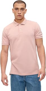GAP Men's V-Stretch Pique Polo - Solid Polo Shirt
