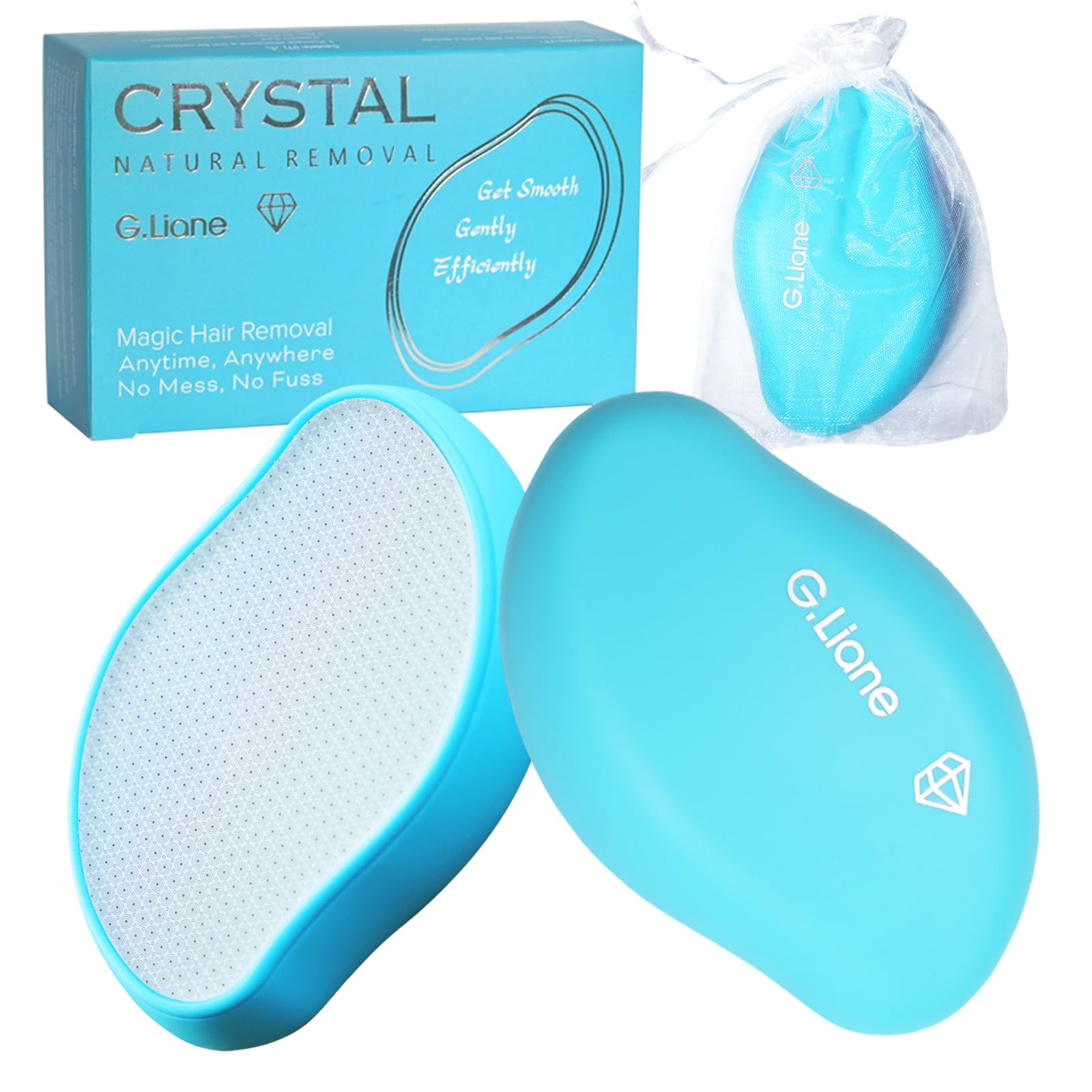 Premium Crystal Hair Eraser,Painless Exfoliation Hair Removal Epilator,Nano Glas