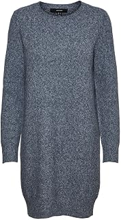 Vero Moda Vmdoffy LS O-Neck Dress Noos Dress Women (Pack of 1)