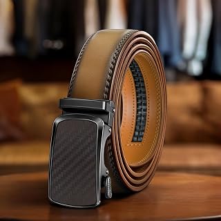 Men's Belt,Brand Ratchet Belt For Gift Men Dress,Size Customized