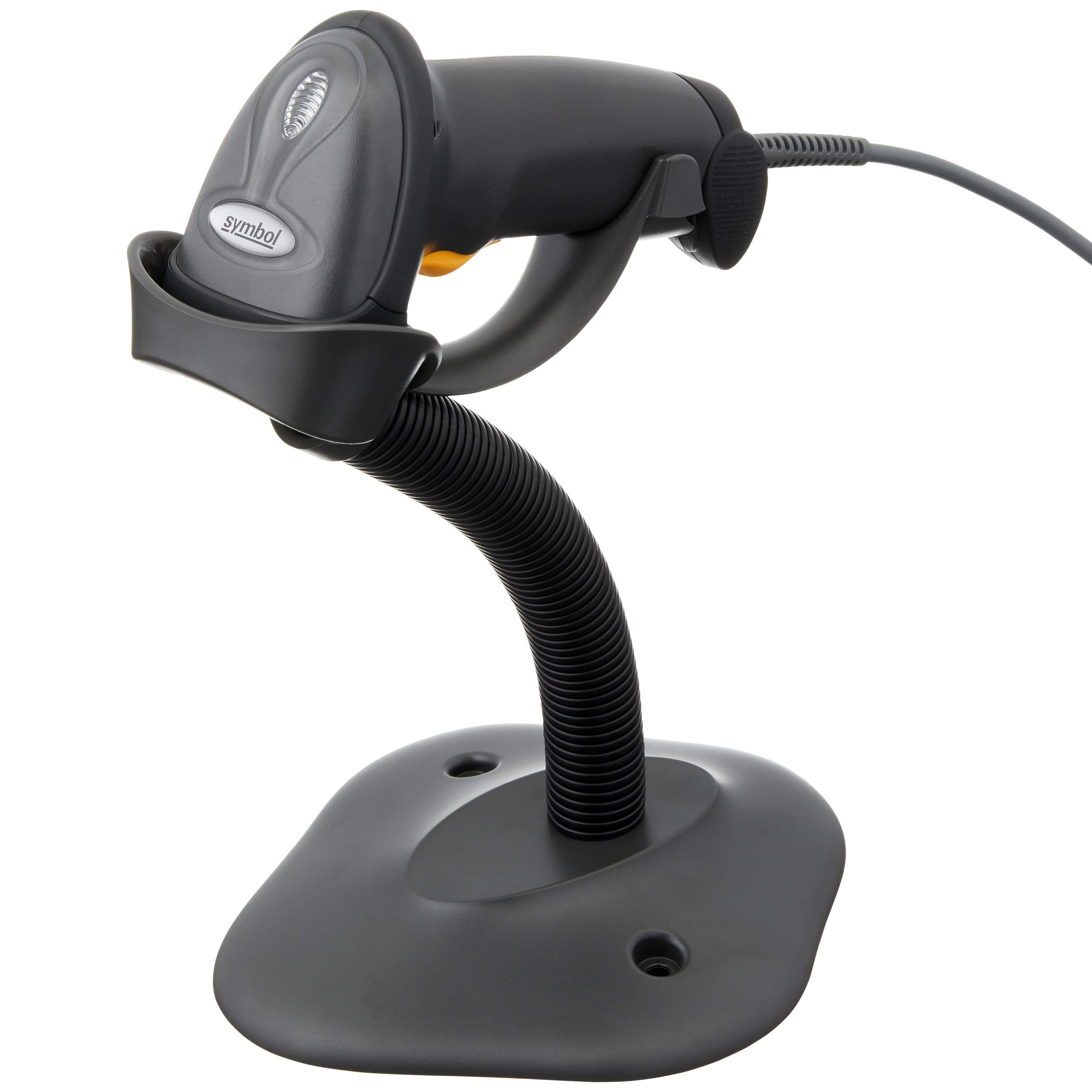 Symbol Zebra LS2208 Series Corded Handheld Standard Range Laser Scanner Kit with