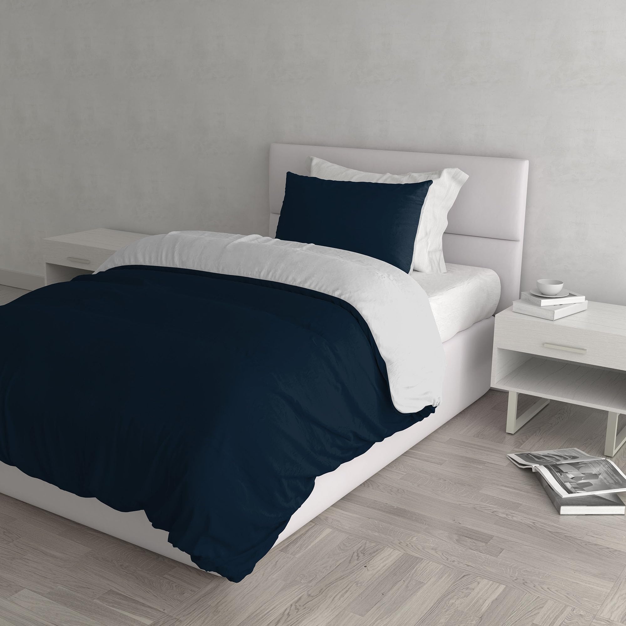 Duvet Cover Set, 100% Natural Cotton, Made in Italy, Duvet Cover Set, Duvet Cove