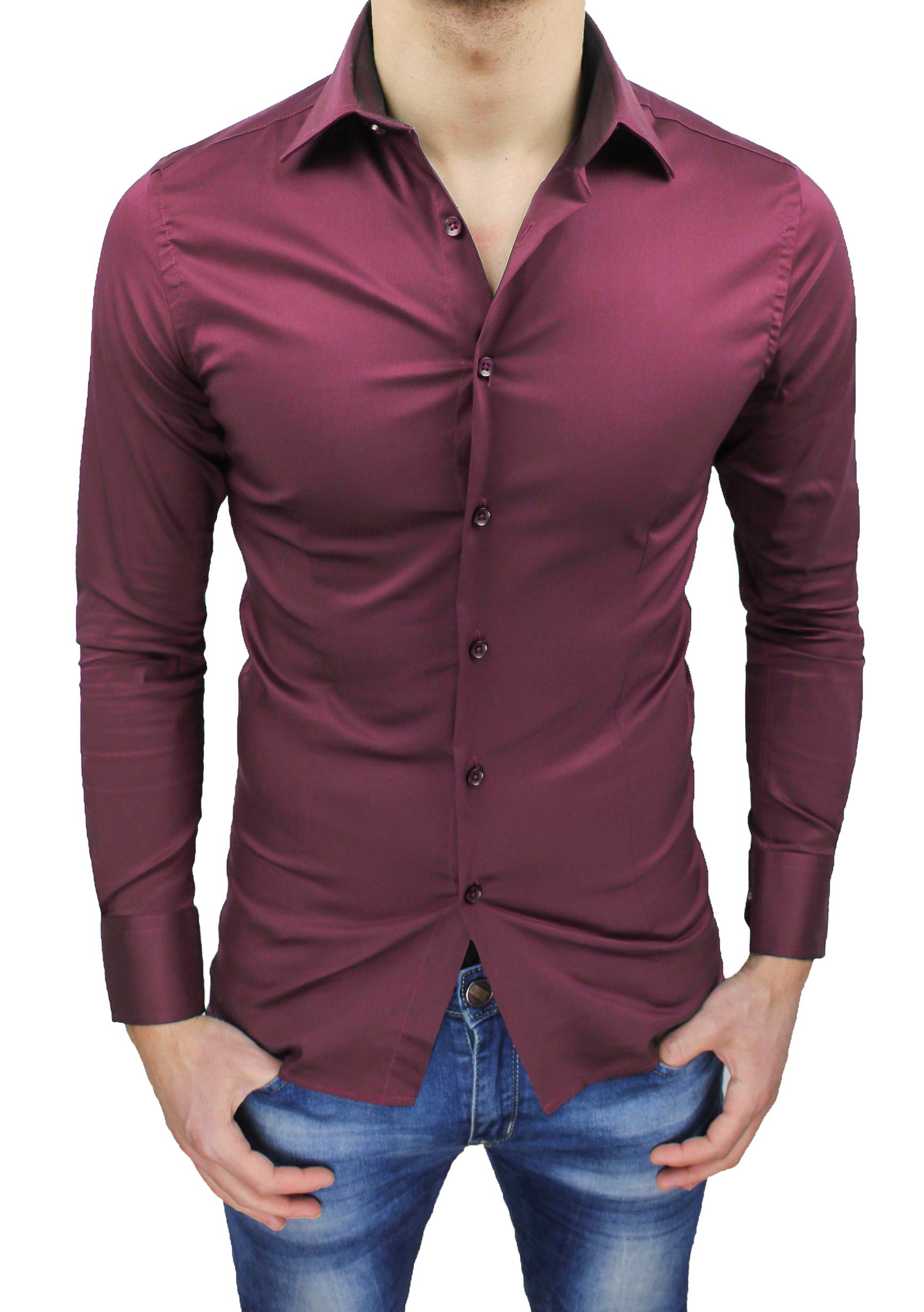 Sartoriale Matte Slim Fit Shirt for Men, Slim Fit, Casual and Elegant Style