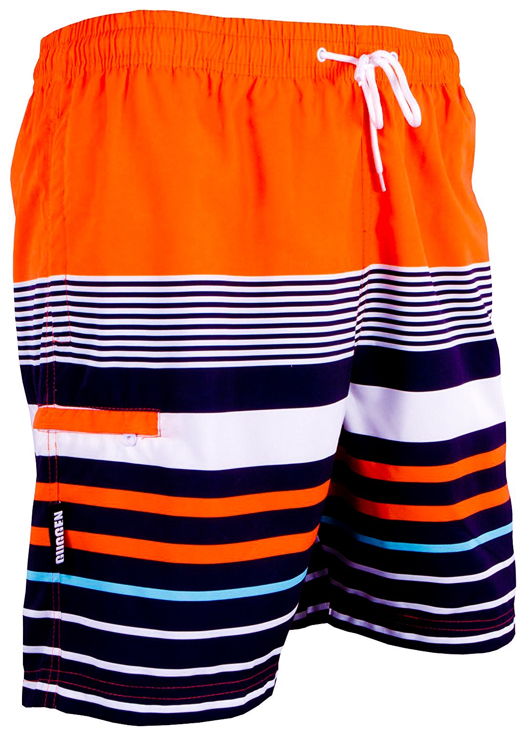 GUGGEN Mountain Swimming Trunks for Men Quick-Drying Swimming Shorts 595 with Dr