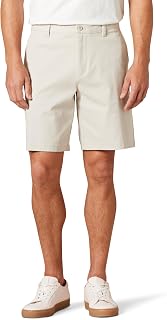 Amazon Essentials Short Chino Extensible Coupe Classique en Mélange de Coton 23cm Homme