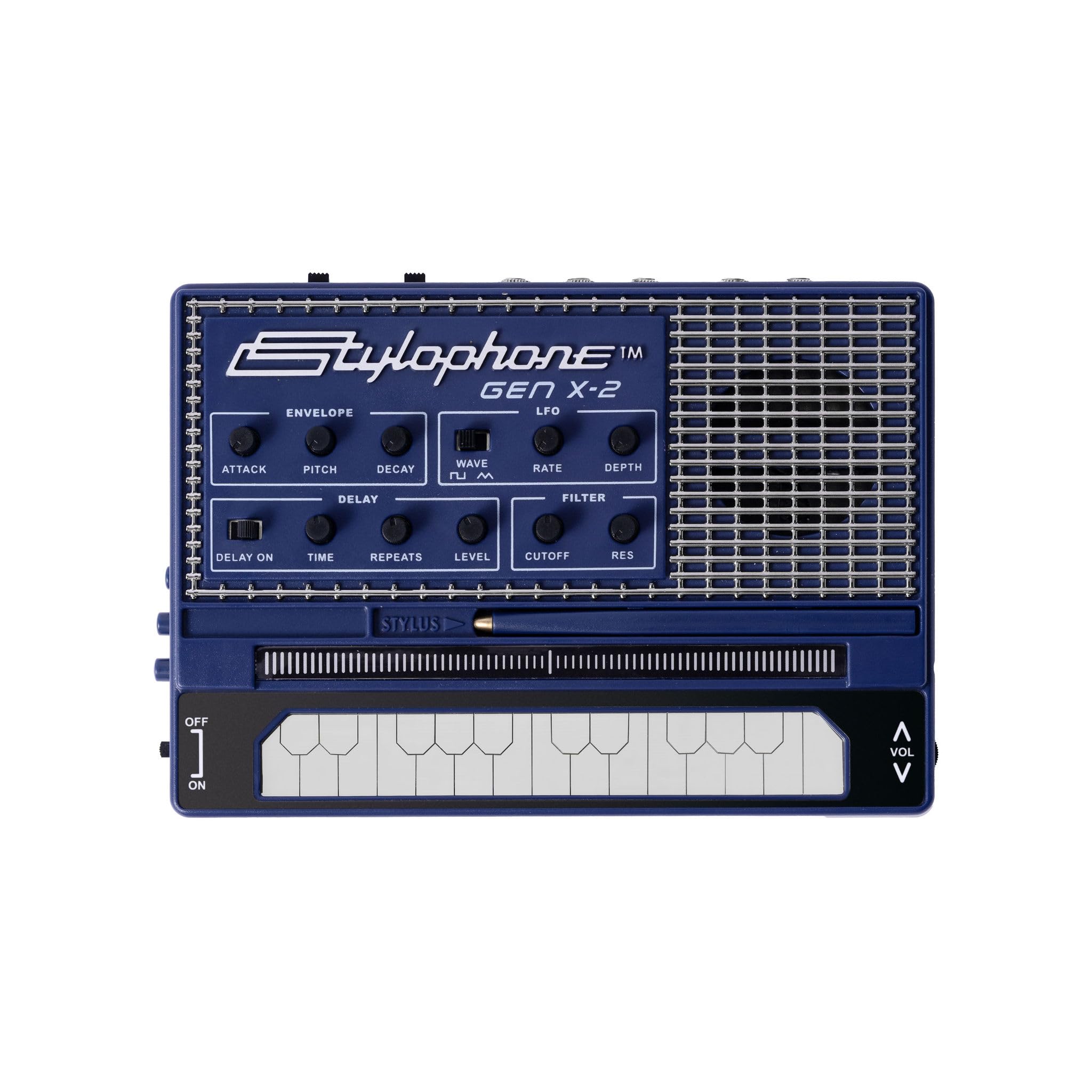 Stylophone GENX-2 Portable Analogue Synthesizer with Built-in Speaker, LFO, Filt