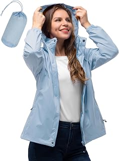 33,000ft Women's Waterproof Jacket Soft Shell Jacket Breathable Waterproof Transition Jacket for Spring Autumn Hiking Hiking Cycling