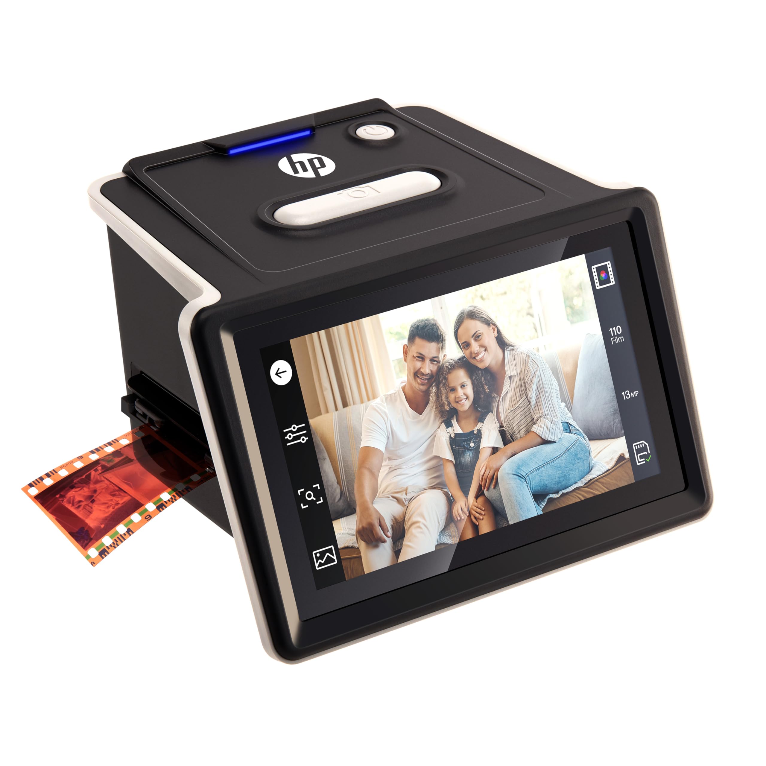 HP FilmScan Touch Screen Film & Slide Scanner Digitizer with 5” LCD Screen, Quic