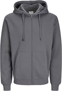 Jack & Jones Jjebradley Men's Noos Zip Hoodie (Pack of 1)