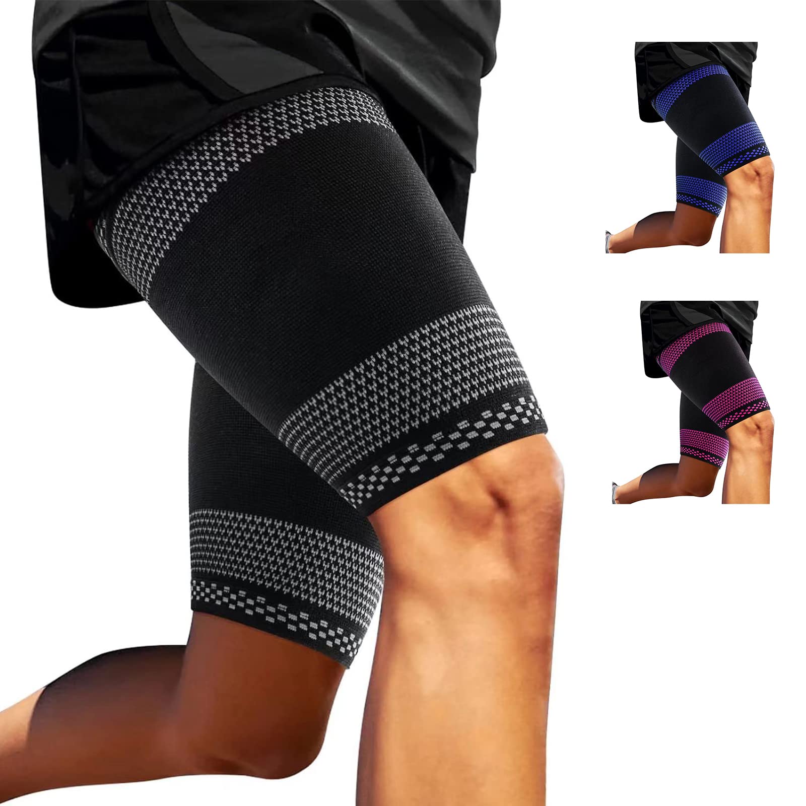 ABYON Thigh Support for Men and Women, Pack of 2, Thigh Compression Breathable N