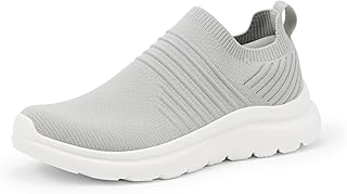 Amazon Essentials Women's Slip-On Lightweight Knit Walking Shoes