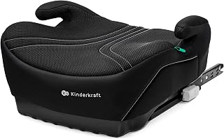 Kinderkraft, I-Boost 2 PRO i-Size Car Seat 125–150 cm, ISOFIX Booster Seat, Lightweight Child Car Seat, R129 Approved, AIR Flow, Black