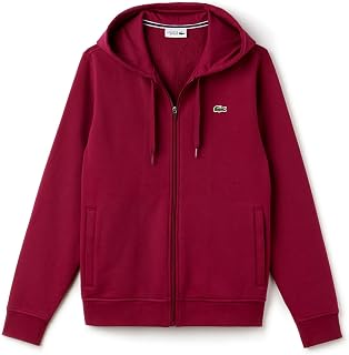 Lacoste Men's Sport Long Sleeve Fleece Full Zip Hoodie Sweatshirt