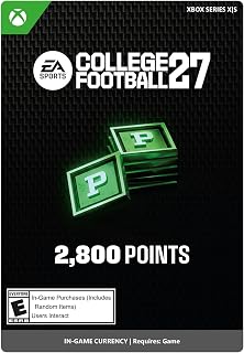 COLLEGE FOOTBALL 27 | 2,800 CUT POINTS | XBOX Series X|S Digital Code