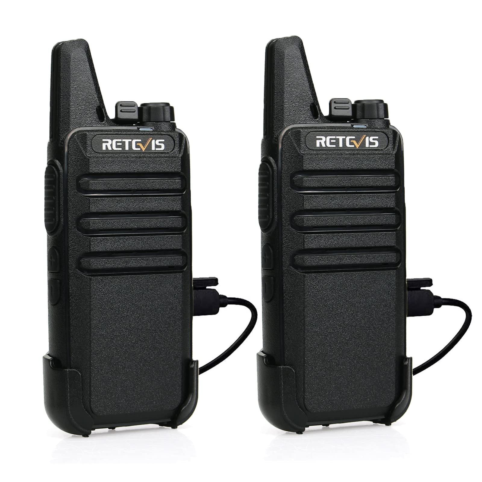 Retevis RT622 2 Way Radio, PMR446 Professional Walkie Talkie Mini Long Distance,