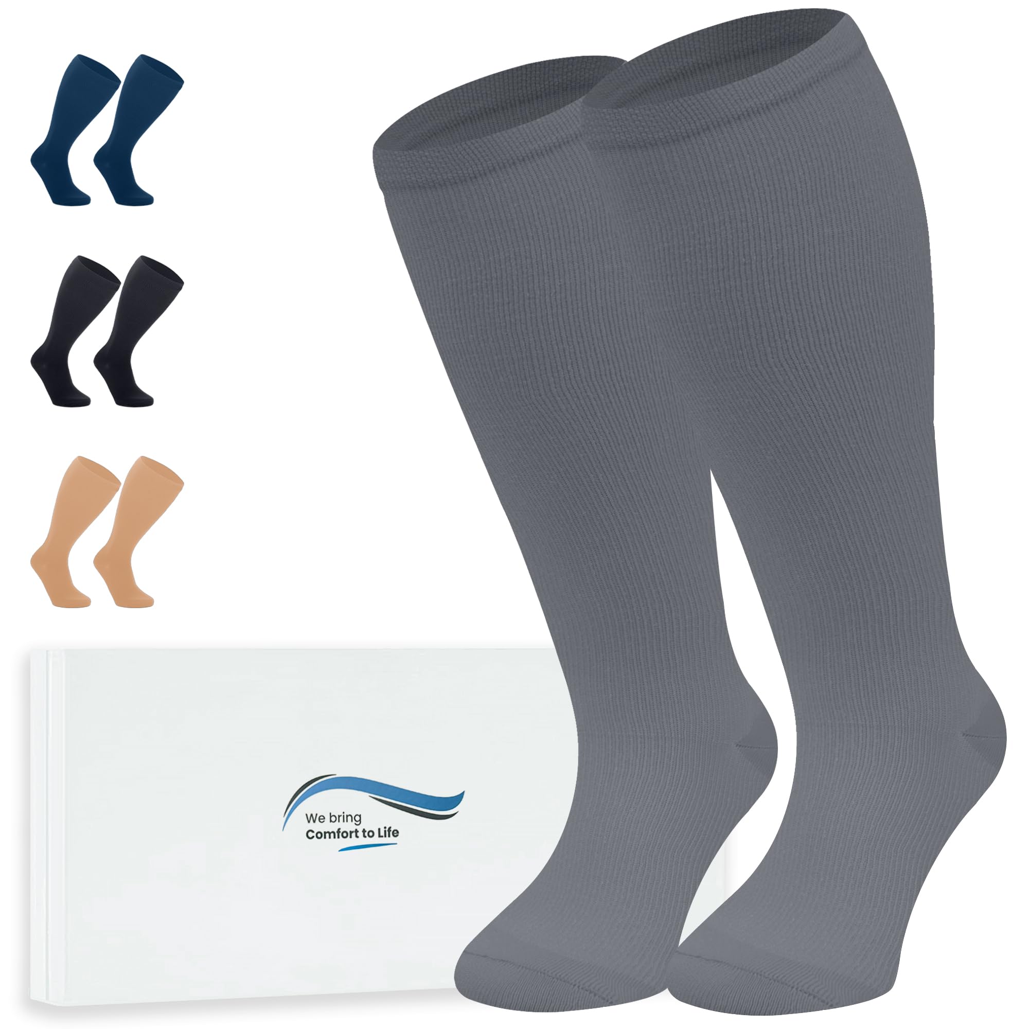 360 RELIEF Compression Socks for Women and Men, Graduated Sports Socks