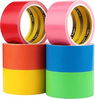 LLPT Duct Tape 6 Pack 50mm x 9m Fabric Gaffer Tape