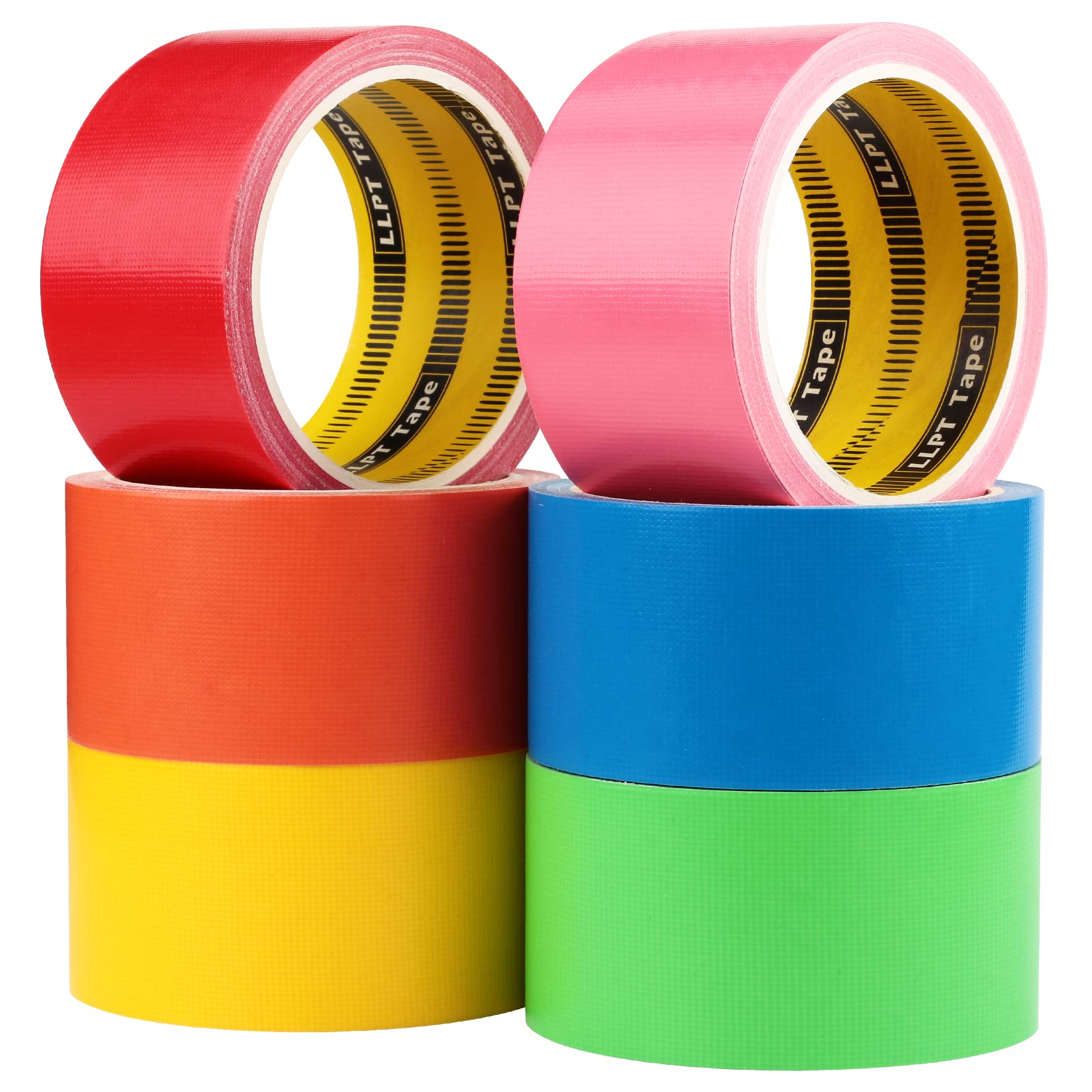 LLPT Duct Tape 6 Pack 50mm x 9m Fabric Gaffer Tape