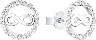 s.Oliver Damen Schmuck – Ohrstecker & Klappcreole aus 925er Silber mit verschiedenen Stein- & Perlendesigns – Klassisch, Zeitlos & Schön – Perfekte Geschenkidee