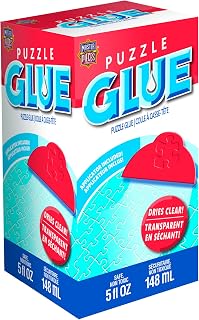 MasterPieces Jigsaw Puzzle Glue – 5 oz Puzzle Saver for Preserving Finished Puzzles, Easy to Use Clear-Drying Adhesive for All Jigsaw Puzzle Sizes – Perfect Craft & Display Accessory for Puzzle Lovers