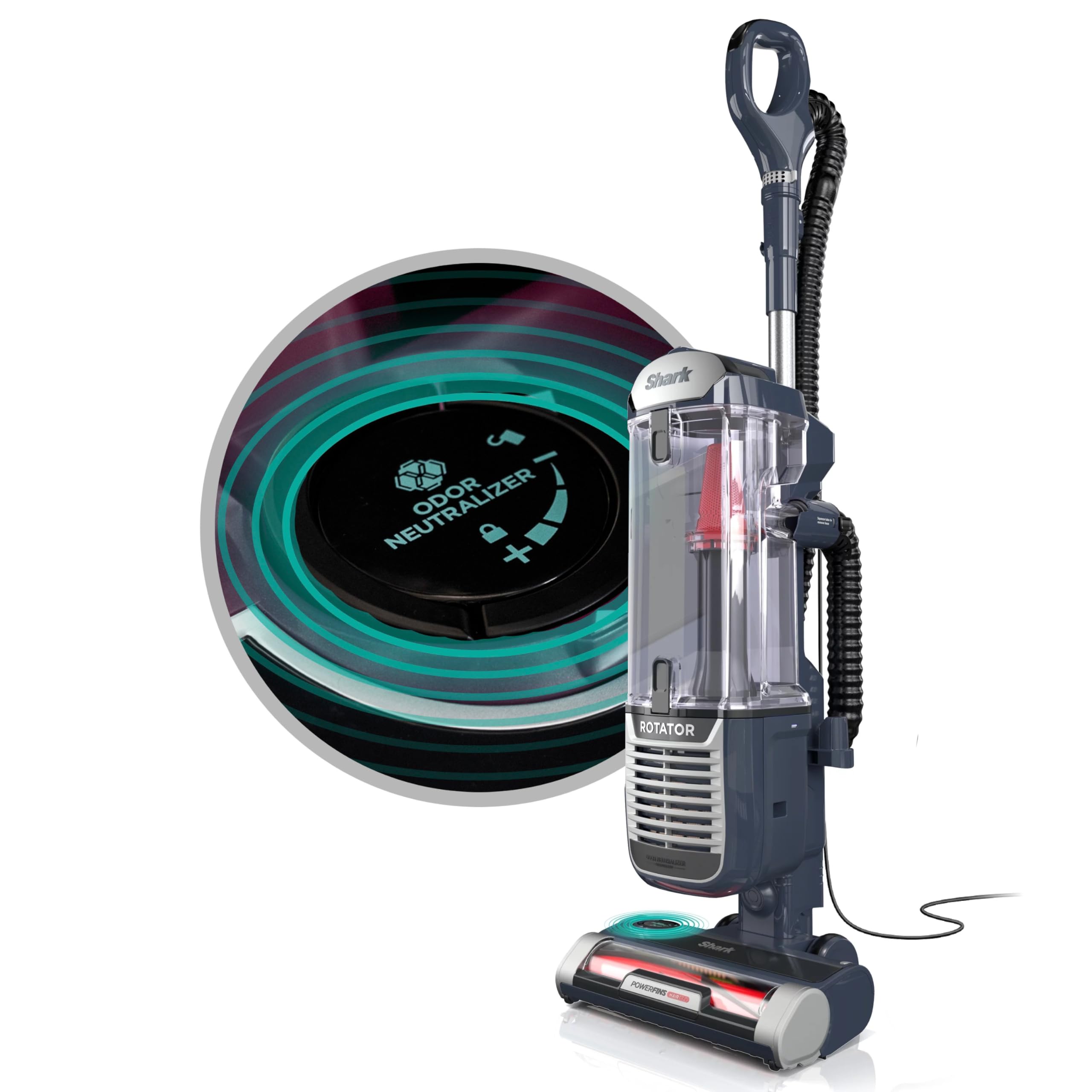 Shark ZU100 Rotator Pet Upright Vacuum with PowerFins HairPro & Odor Neutralizer