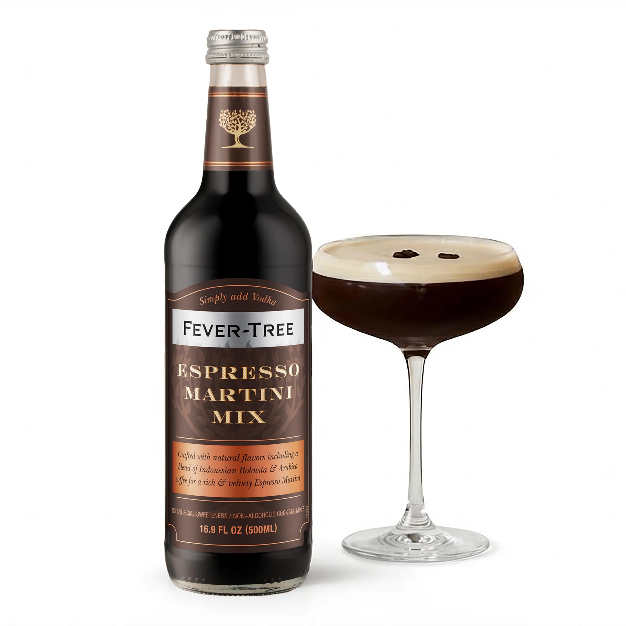 Fever-Tree Classic Espresso Martini Mix, Real Coffee, 16.9 Fl Oz Bottle | Just a