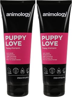 Animology Puppy Love Mild Dog Shampoo, 250 ml (Pack of 2)